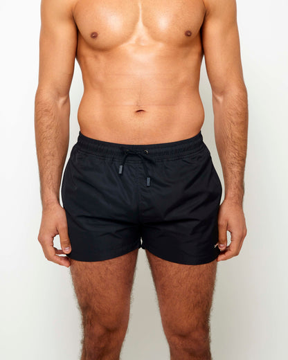 Swim Shorts - Black - Azuaya