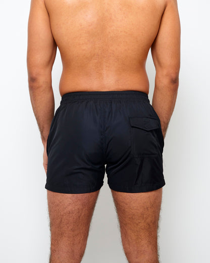 Swim Shorts - Black - Azuaya